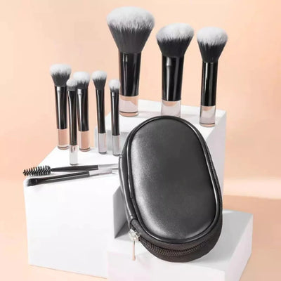 Kit Pincéis Travel Luxo - 10 Peças