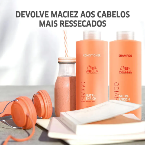 Kit Wella Professionals Invigo Nutri Enrich - Shampoo 1L + Condicionador 1L