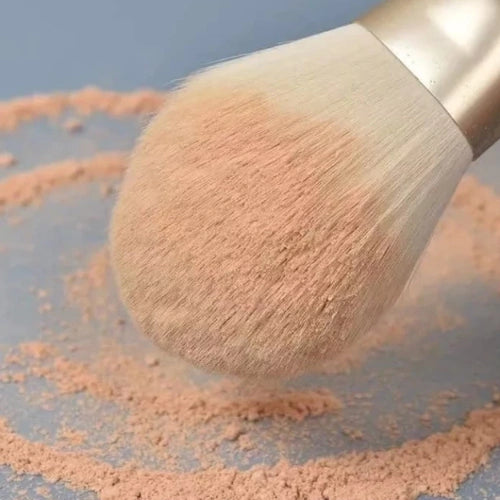 Kit Pincéis Rosa de Luxo - 10 Peças
