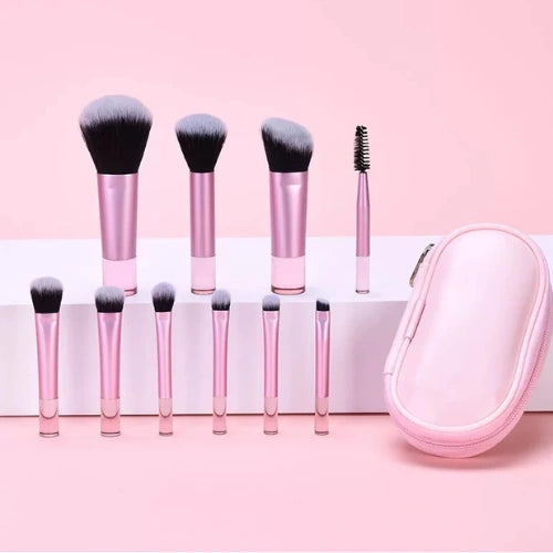 Kit Pincéis Travel Luxo - 10 Peças