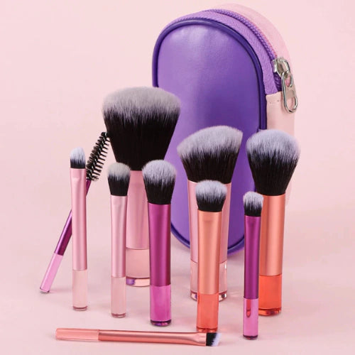 Kit Pincéis Travel Luxo - 10 Peças