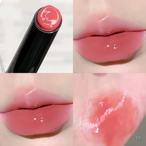Batom Coreano de Efeito Espelho Glossy Lip Balm