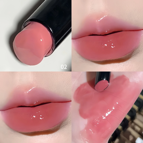 Batom Coreano de Efeito Espelho Glossy Lip Balm