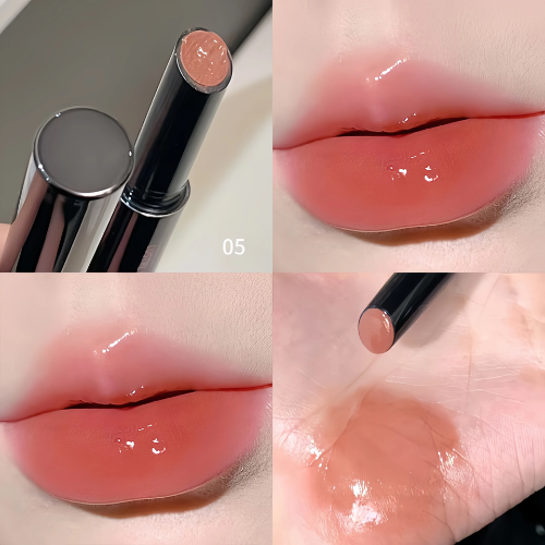Batom Coreano de Efeito Espelho Glossy Lip Balm